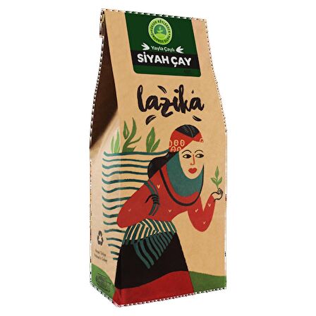 Lazika 2'li Set Doğal ve Yayla Çaylı Siyah Çay 400 gr 2 Adet