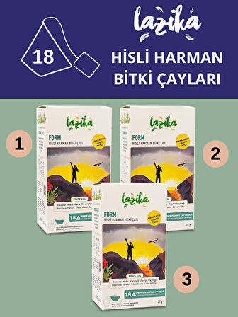 Hisli Harman Serisi Form Çayı 3'lü Set