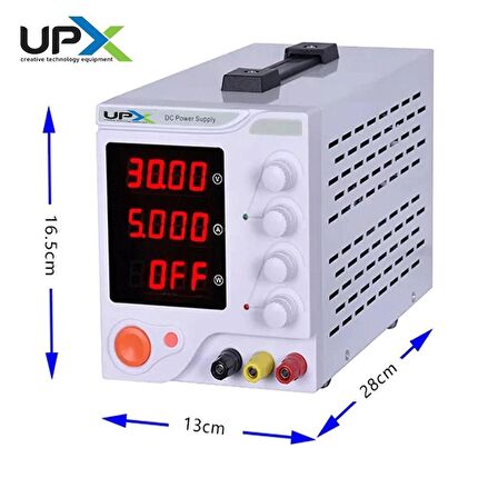 UPX K3005F 0-30Volt 0-5Amper Ayarlı Güç Kaynağı DC Power Supply