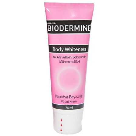 Biodermine Papatya Beyazlığı Beyazlatıcı Vücut Kremi 75 ml