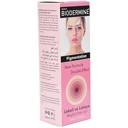 Biodermine Lekeli Ciltler İçin Gece-Gündüz Leke Kremi  75 ml 