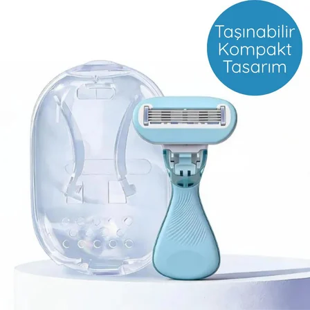 Dynamo Beauty Kadın 5 Bıçaklı Mini Tıraş Bıçağı-Kutulu, Seyahat Boy
