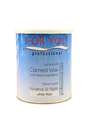 More For You Konserve Ağda 800 Ml White Titan