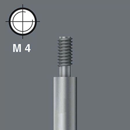 Alveta 851/11 M4 Ph/Yıldız 2x50mm Bits Yivli/Vidalı