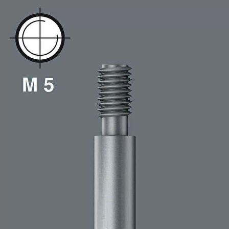 Alveta 851/12 M5 Ph/Yıldız 2x50mm Bits Yivli/Vidalı