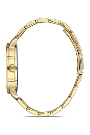 Quark QC-511G-7A Metal Kasa Çelik Kordon Erkek Kol Saati
