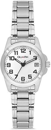 Quark QL-1215X-7B2 Çelik Kasa Çelik Kordon Takvimli Kadın Kol Saati