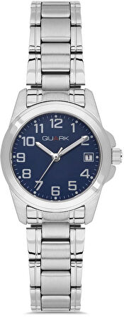 Quark QL-1215X-2B Çelik Kasa Çelik Kordon Takvimli Kadın Kol Saati