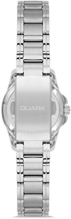 Quark QL-1215X-2B Çelik Kasa Çelik Kordon Takvimli Kadın Kol Saati