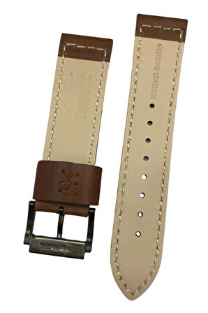 24 mm Kahve Renk Slazenger Orijinal Hakiki Deri Saat Kordonu