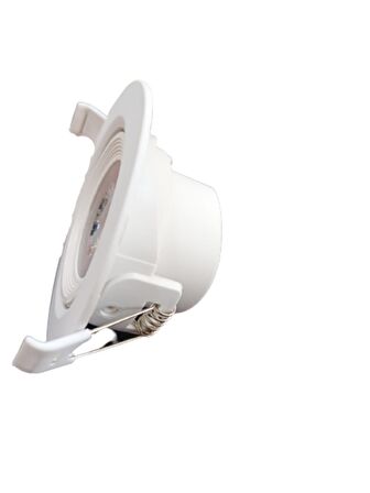 Rıo Led Spot 5W Cob Led Beyaz Kasa Yuvarlak Günışığı