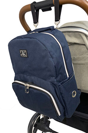 Stylo Duo Backpack Anne Çanta Lacivert