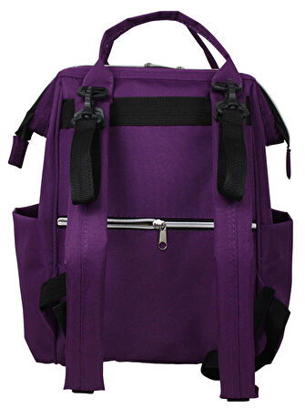Stylo Star Takım Baskılı Just Bebek Bakım Çantası ve Termos Çanta Mor
