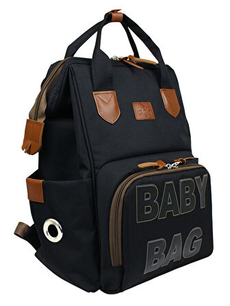 Stylo Monaco Baby Bag Sırt Çantası Siyah
