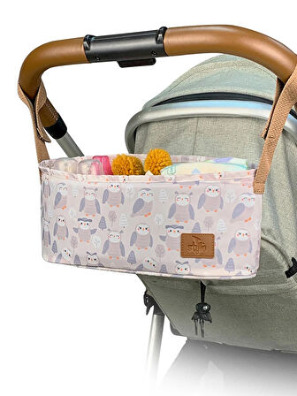 Stylo Trip Stroller Bebek Arabası Organizatörü Ekru