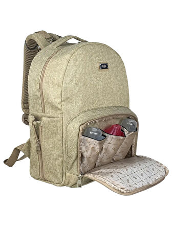 Stylo Duo Backpack Anne Çanta Bej