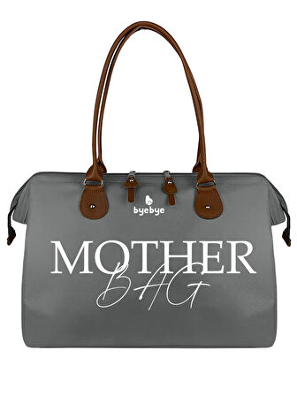Stylo Byebye Mother Bag Anne Bebek Bakım ve Kadın Çantası Gri
