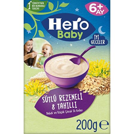 HEROBABY KŞ 200GR SÜT REZENE 8 TAHIL