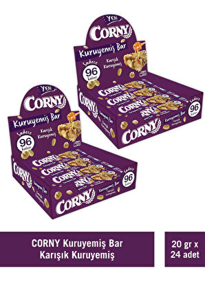 Corny Karışık Kuruyemiş Bar 20 gr x 24 Adet
