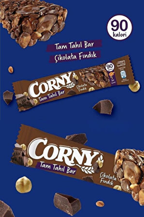 Corny Tam Tahıllı Bar Çikolata Fındıklı 20 gr x 24 Adet