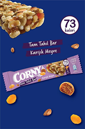 Karışık Meyve Tam Tahıl Bar 12 Adet X 17 G