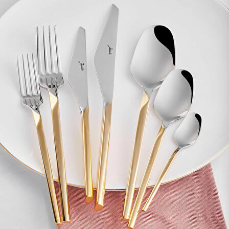 Jumbo 5100 Quartz Altın 84 Parça 12 Kişilik Çkb Seti