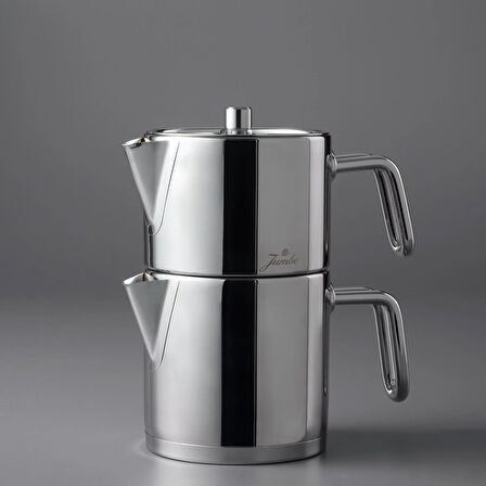 Jumbo Metalix Midi Full Metal Çaydanlık