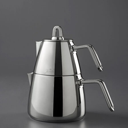 Jumbo Teos Metal Saplı Çaydanlık