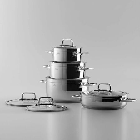 Jumbo Modena 8 Parça Tencere Tava Seti