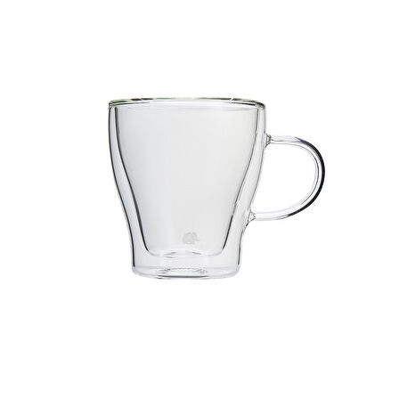 Jumbo Glory Double Wall 2'li Kulplu Bardak 150 ml