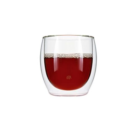 Jumbo Çift Camlı 2li Bardak Seti 250 ml -6767