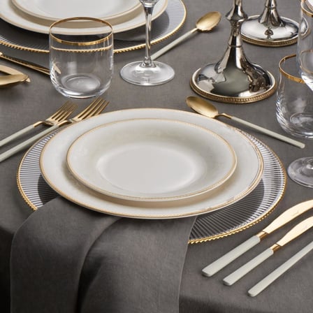 Jumbo New Oscar 60 Parça 12 Kişilik Yemek Takımı - Outlet