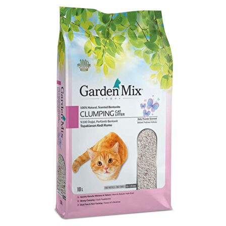 Gardenmix Bentonit Bebek Pudrasi İnce 10L