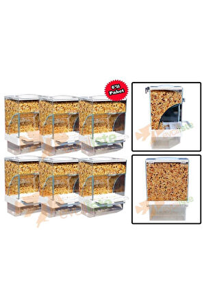 Garden Mix Kuşlar Için Akıllı Yemlik 6adet *a Kalite*