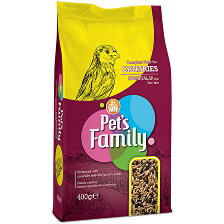 Pets Family Sade 400 Gr Kanarya Yemi 