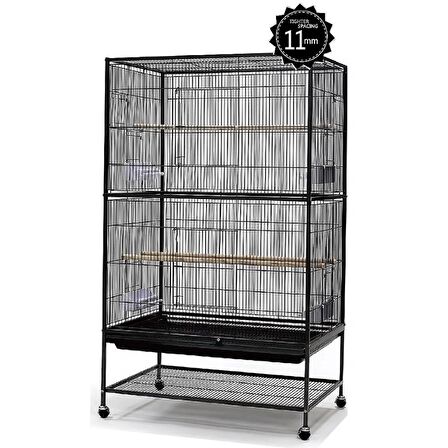 Dayang A33 Ayaklı Kafes Siyah 79X52X130,5 Cm