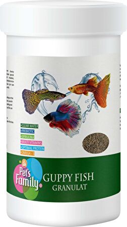 Pets Family Guppy Fısh Granulat 250ml/110g