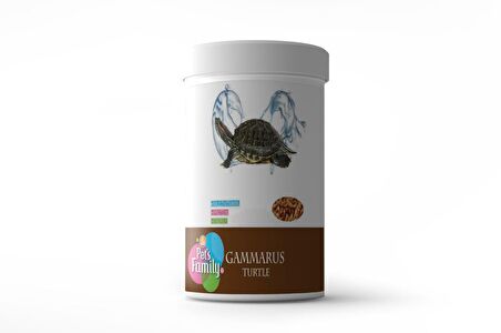 PETS FAMILY GAMMARUS TURTLE KAPLUMBAĞA YEMİ 250 ML