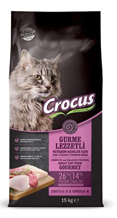 Crocus Gurme Yetişkin Kedi Maması 15 Kg