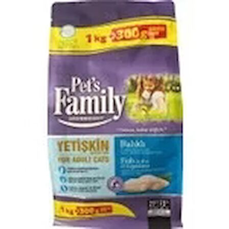 PET'S FAMILY YTS. KEDI MAMASI BALIKLI 1.300 GR