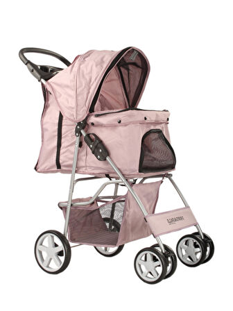 Tommy Evcil Hayvan Arabası 82x46x99cm Pembe Max 15 Kg