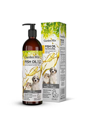 Garden Mix Kedi Ve Köpek Somon Yağı 200ml