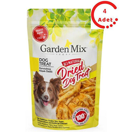 Garden Mix Kurutulmuş Horoz Ayak 100 Gr x 4 Adet