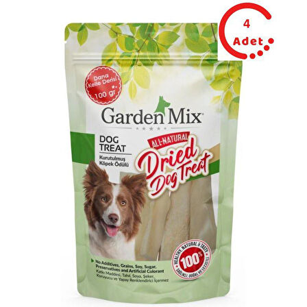 Garden Mix Kurutulmuş Dana Kelle Derisi 100 Gr x 4 Adet