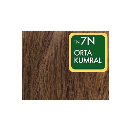 7N Orta Kumral Organik Saç Boyası-8682467000858