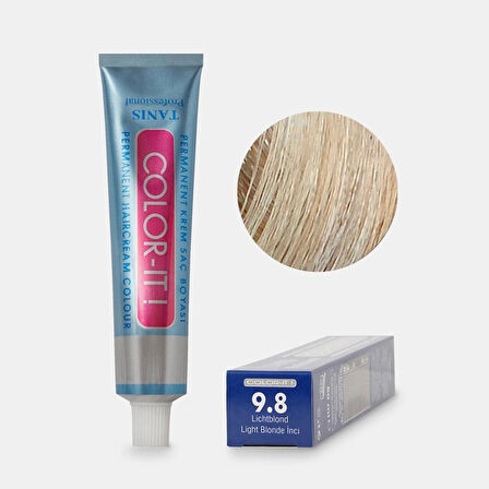 TANİS COLOR-IT Saç boyası 9.8 (Light Blonde İnci)