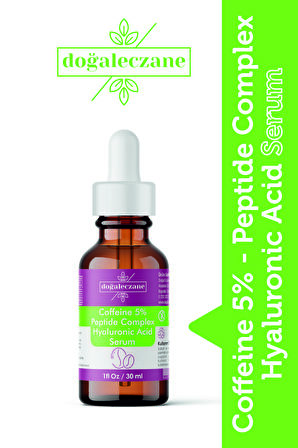 Caffeine %5 + Peptide Complex + Hyaluronic Acid %1 Serum