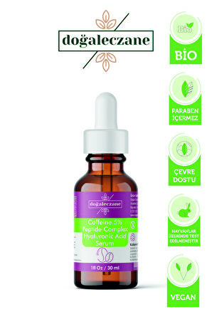 Caffeine %5 + Peptide Complex + Hyaluronic Acid %1 Serum