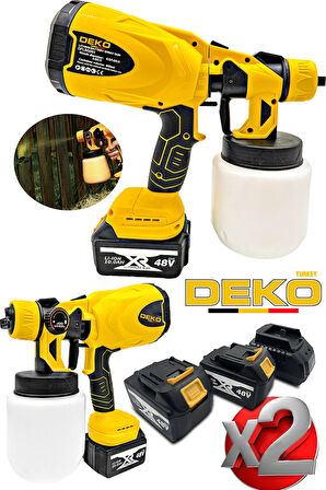 48v 10ah Yüksek Basınçlı Boya Ilaç Dezenfektan Püskürtme Makinesi Şarjlı Akülü Sprey Boya Tabancası