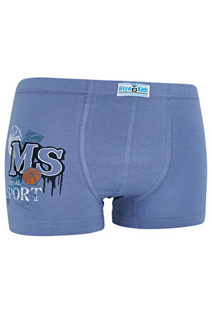 Erkek Çocuk Boxer 5 Li Paket Karışık Renk Baskılı Boxer